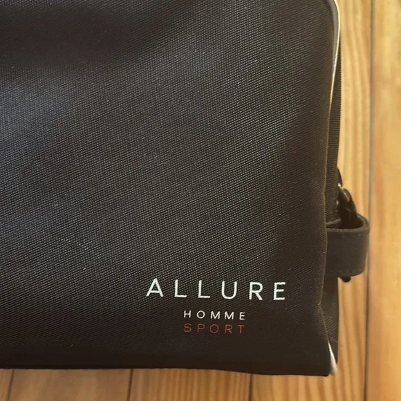Chanel Allure Homme Sport Black Toiletry Bag Bundle - Picture 2 of 8